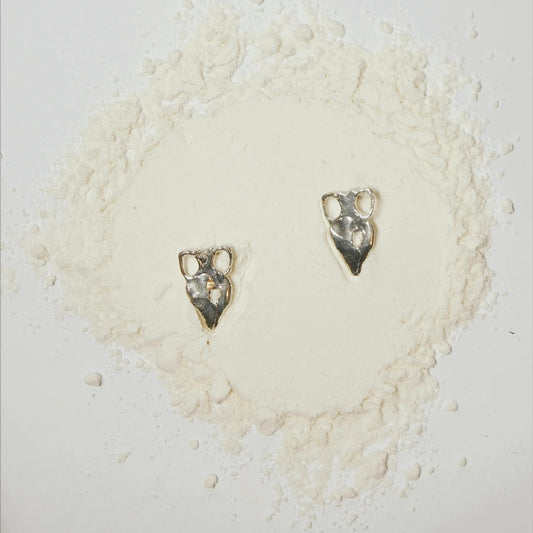 SILVER AMΦORA EARRINGS
